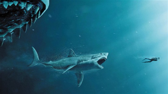 科幻冒险大片《巨齿鲨》来袭 斯坦森李冰冰并肩作战